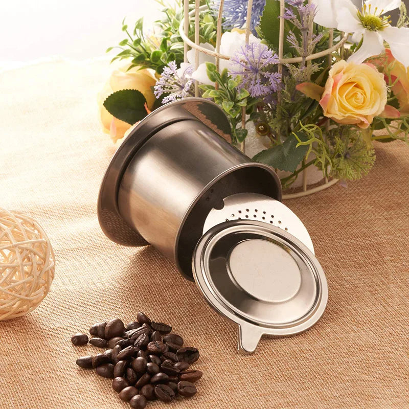 Vietnamese Coffee Filter Stainless Steel Phin Coffee Filter Traditional Vietnam Coffee Maker Coffee Brewing Tool Portable Pot
