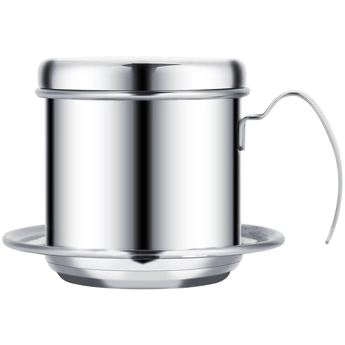 Vietnamese Coffee Drip Filter Small French Press Portable Cup Stainless Steel Vietnamese Coffee Maker for Camping