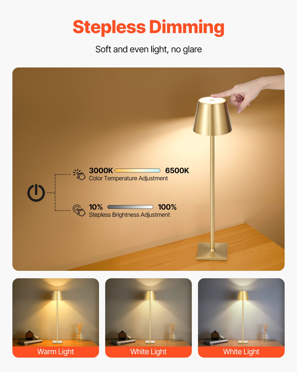 The Cordless Table Lamps, Set of 2