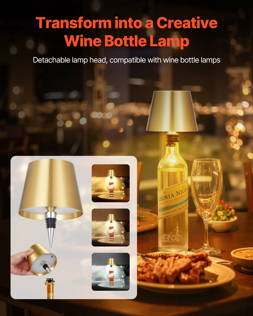 The Cordless Table Lamps, Set of 2