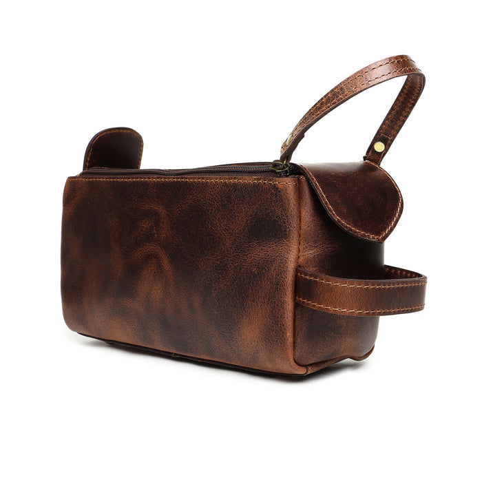 The Leather Travel Dopp Kit