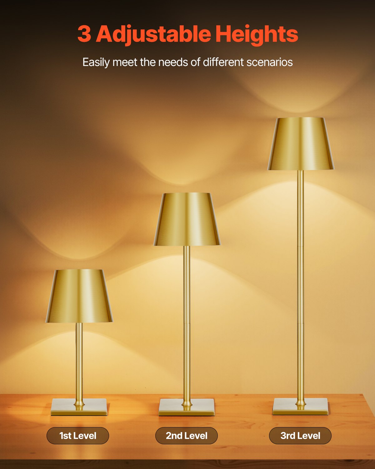 The Cordless Table Lamps, Set of 2