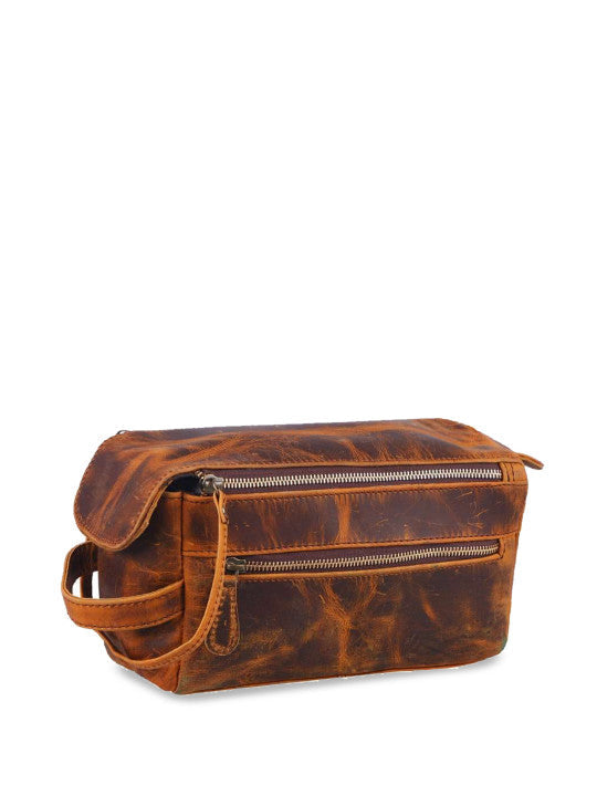 The Leather Travel Dopp Kit